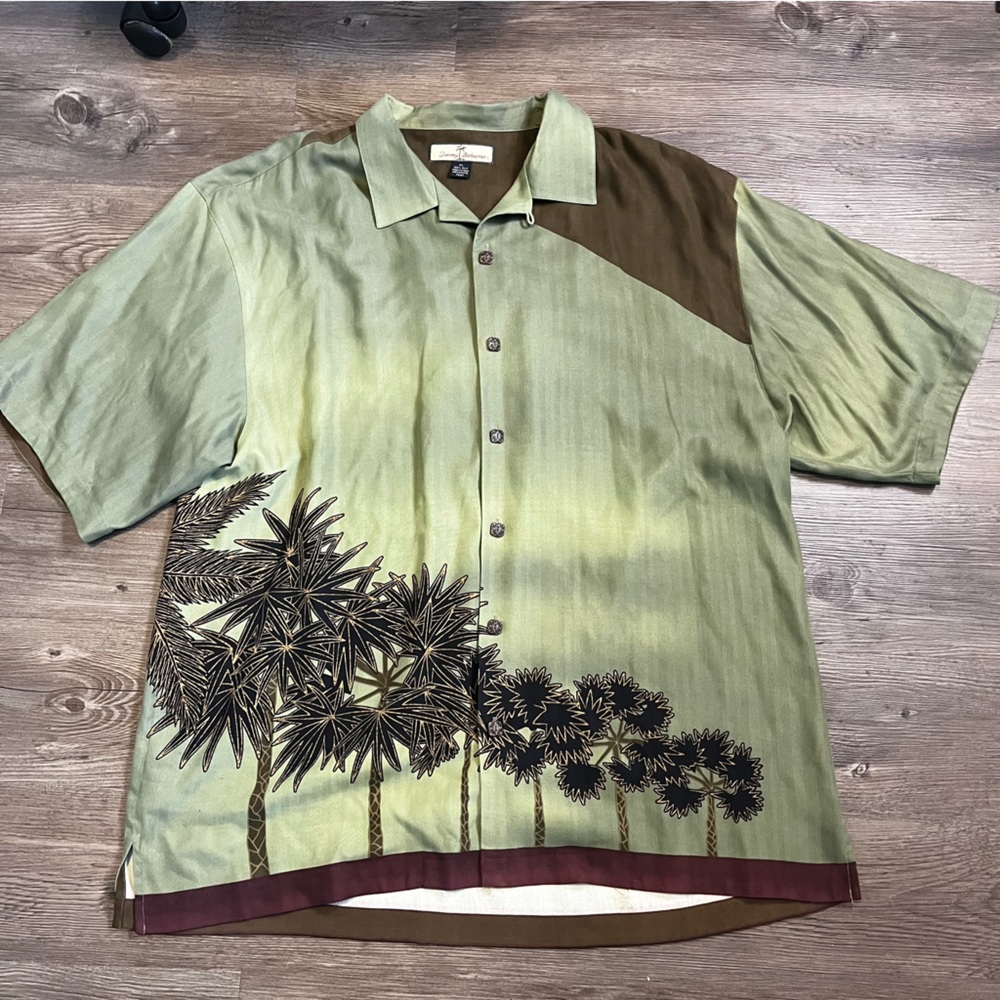 Tommy Bahama button down silk shirt